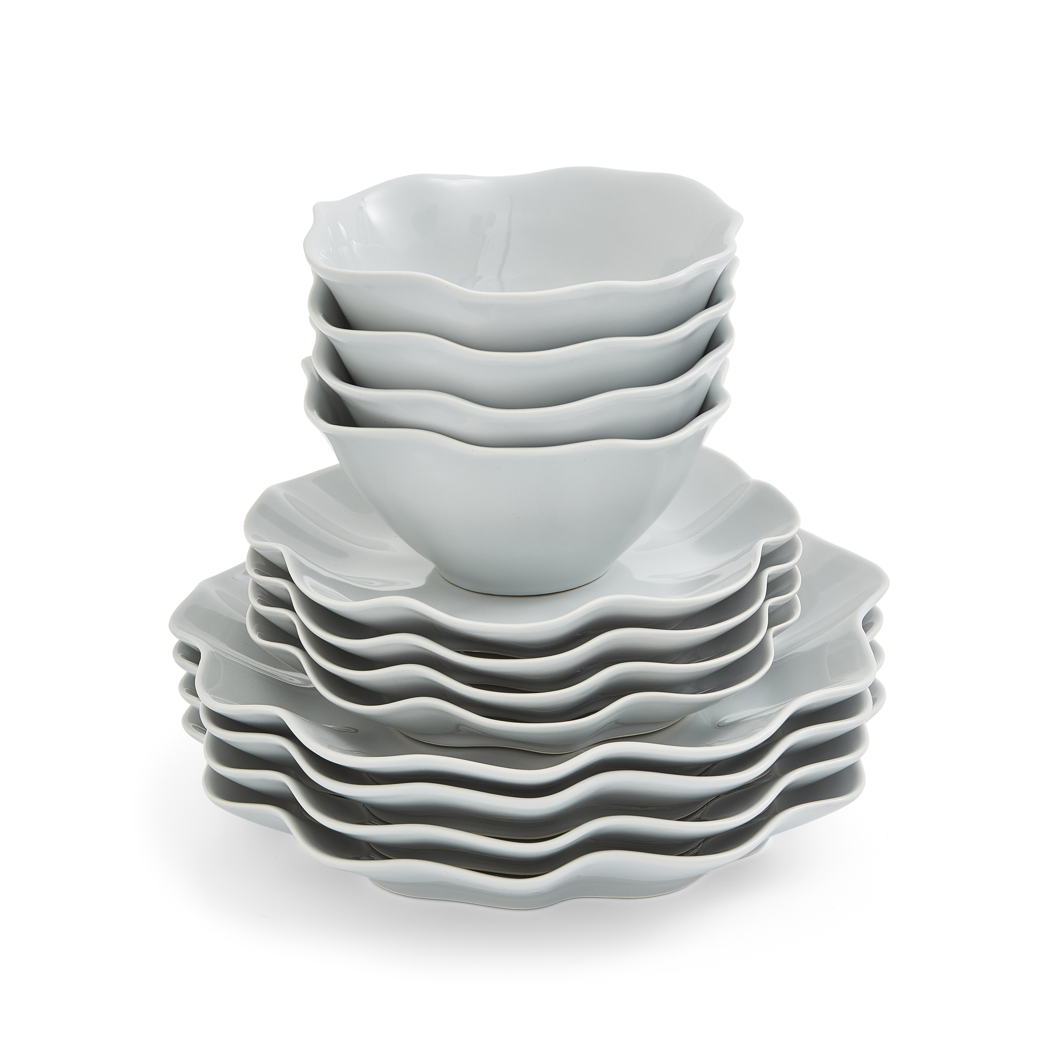 Sophie Conran Floret 12 Piece Set, Dove Grey image number null